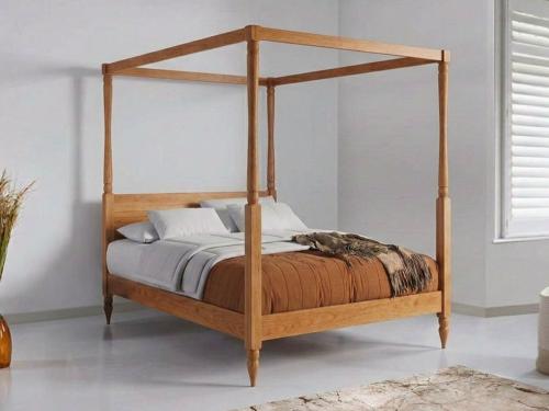 four poster country bed cherry