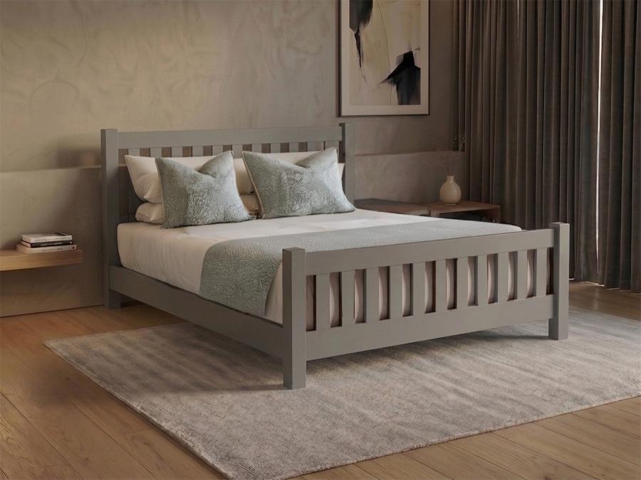 gray low bradgate bed by get laid beds