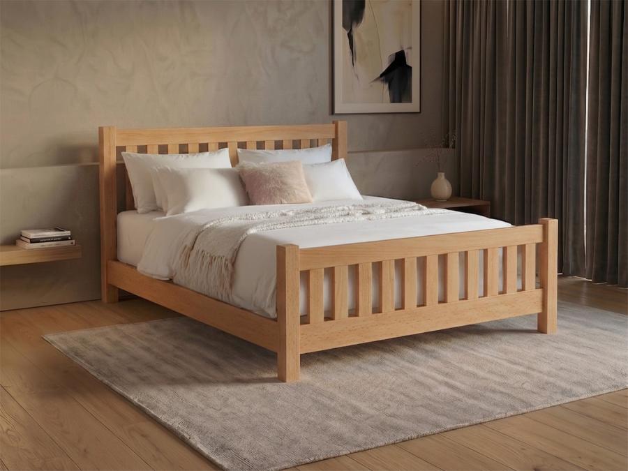 beech low bradgate bed by get laid beds
