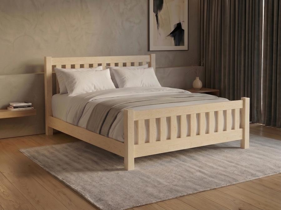 maple low bradgate bed by get laid beds