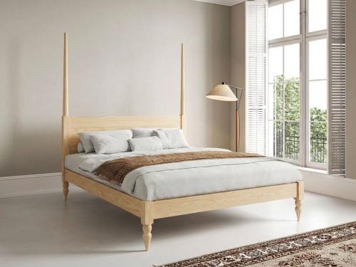 moroccan platform four poster maple