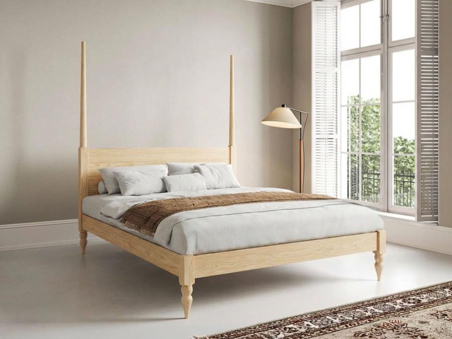 moroccan platform four poster maple