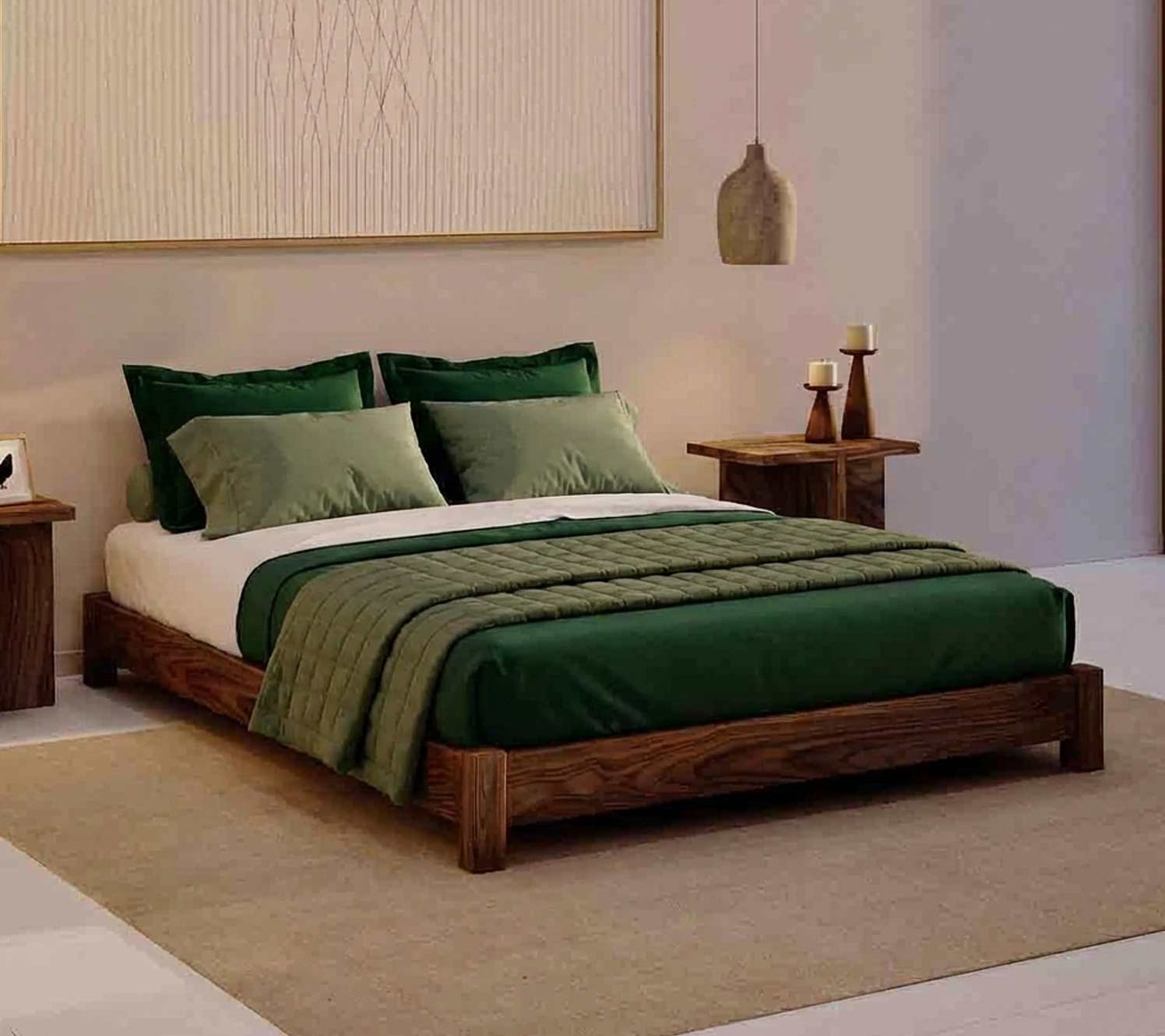 Create a Forest Bedroom Through Depth, Not Decor